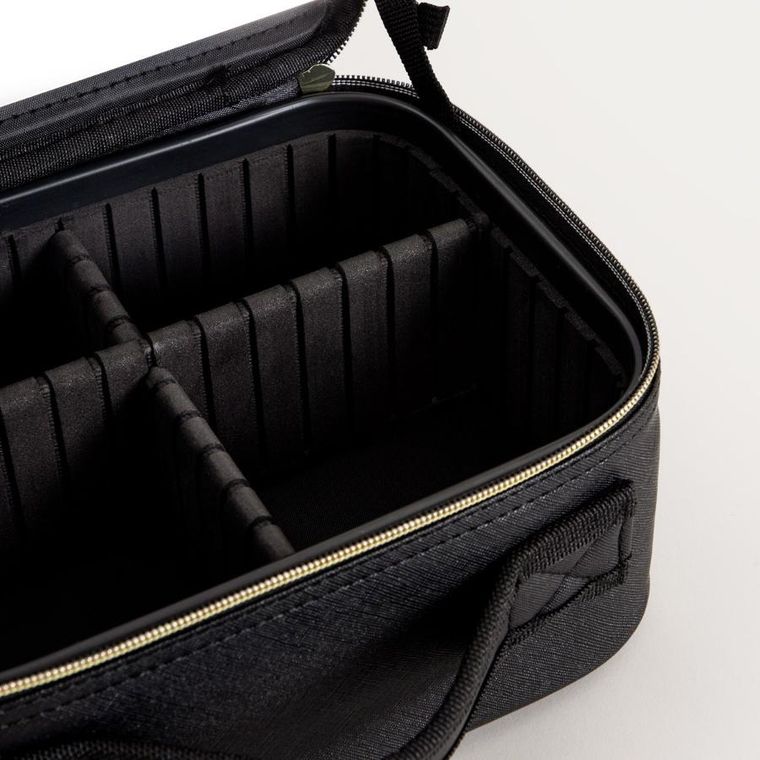 Homla, Voyelle, kosmetyczka, z lustrem i przegrodami, 24,5-18,5-11 cm