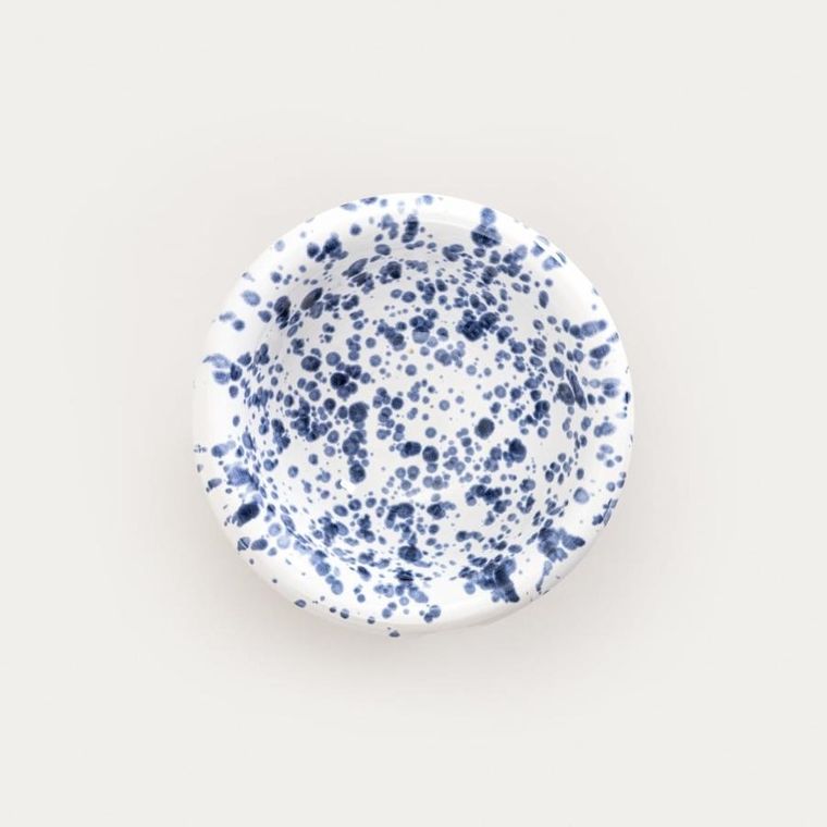 Homla, Wilora, miska, nakrapiana granatowa, 18-7 cm