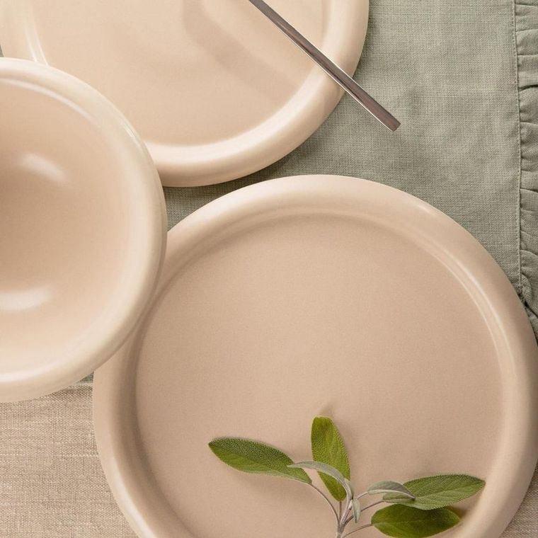 Homla, Wilora, talerz, obiadowy kremowy, 26 cm