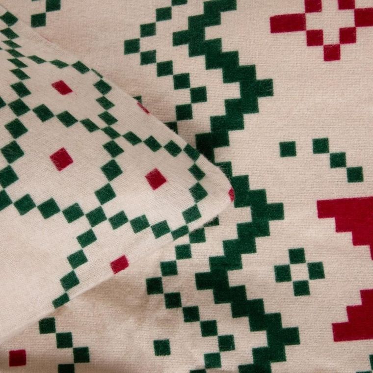 Homla, Wintey, pościel, flanelowa ze świątecznym wzorem, 200-220 cm