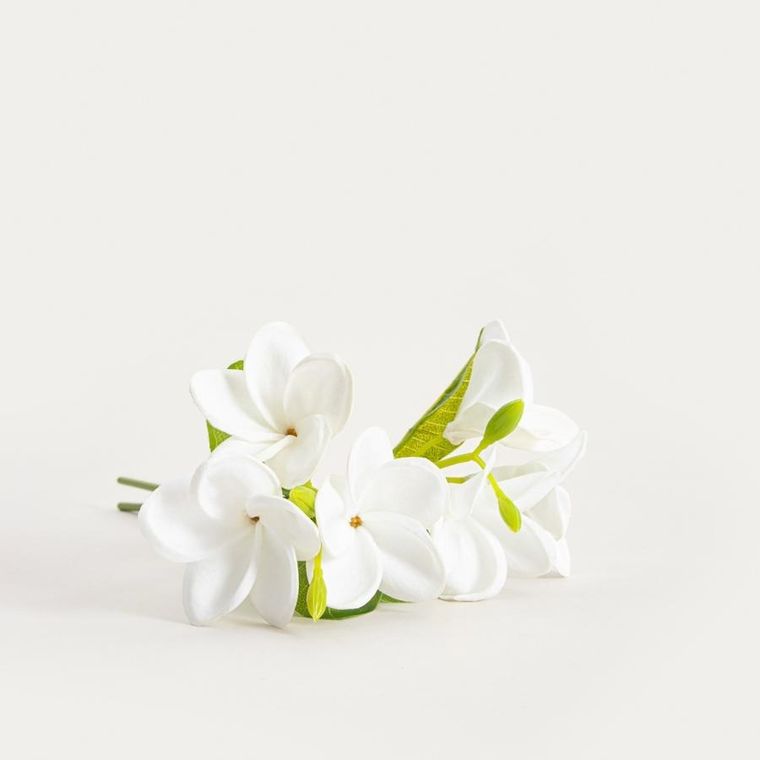 Homla, Witnes, bukiet kwiatów, biały, 40 cm