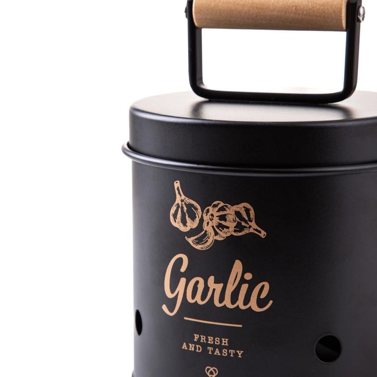 Homla, Yennis, pojemnik na czosnek czarny, 12-11 cm