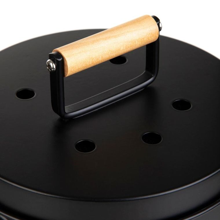 Homla, Yennis, pojemnik na kompost czarny, 18-16 cm