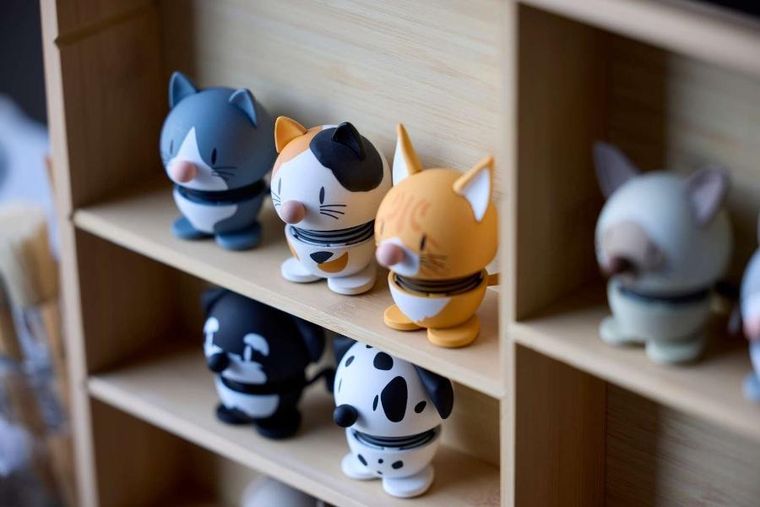 Hoptimist, Calico XS, figurka, biała