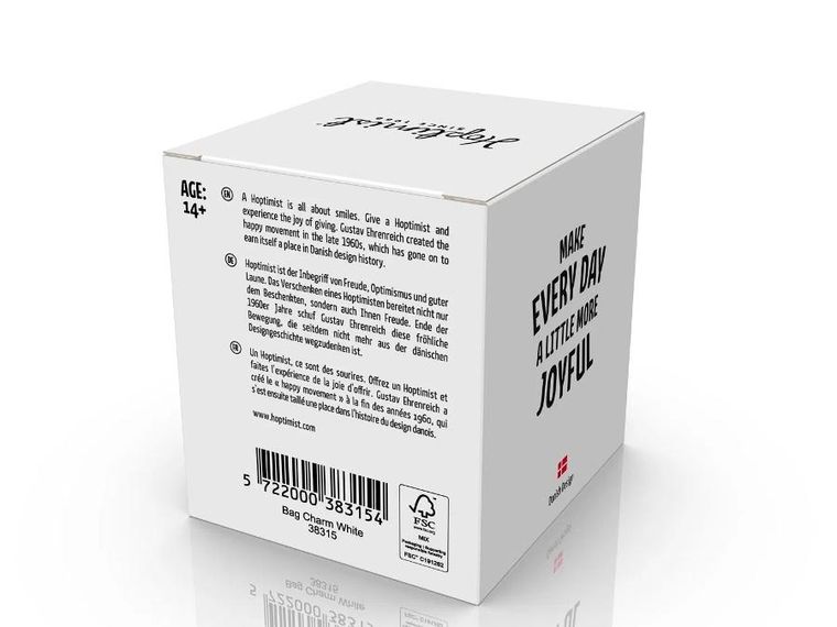 Hoptimist, Charm, zawieszka, biała