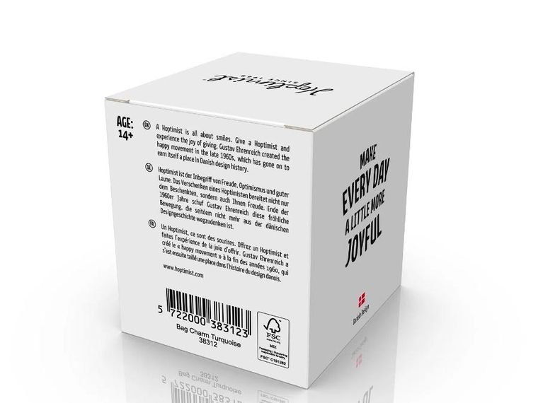 Hoptimist, Charm, zawieszka, turkusowa