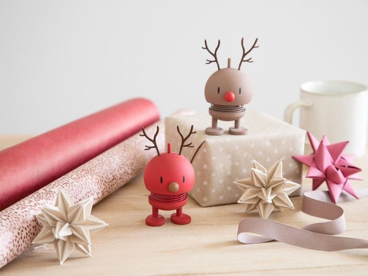 Hoptimist, figurka, Reindeer Bumble S, wiśniowy