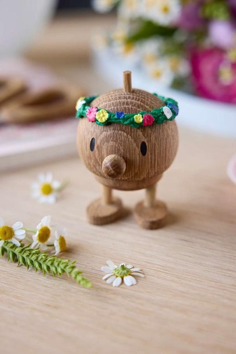 Hoptimist, Flower Bumble S, figurka, dębowa