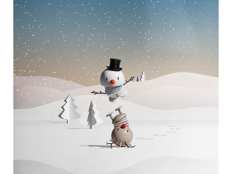 Hoptimist, Reindeer Bumble, figurka, latte, rozmiar S