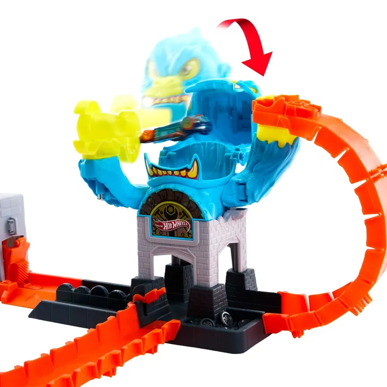 Hot Wheels City, Głodny Goryl, zestaw do zabawy z autem