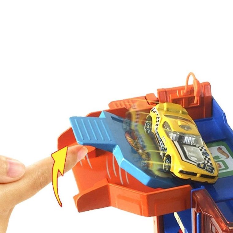 Hot Wheels City, Rajdowy parking, mały zestaw