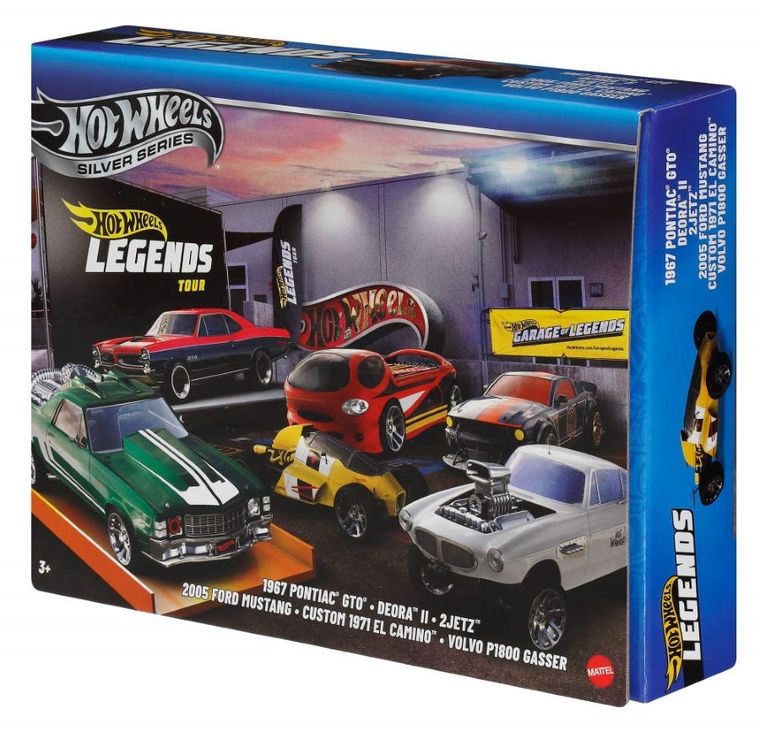 Hot Wheels, Legends, Samochodziki, zestaw 6 autek