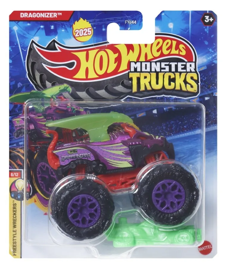 Hot Wheels, Monster Trucks, pojazd, skala 1:64