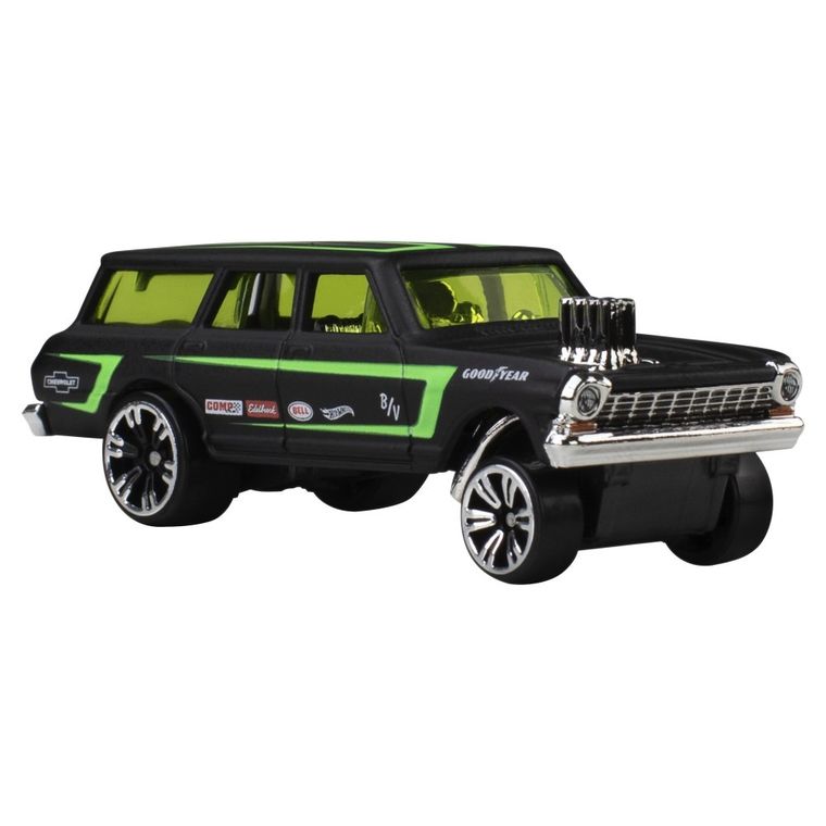 Hot Wheels, Neon Speeders, '64 Chevy Nova Gasser, pojazd, 1:64, JKX96