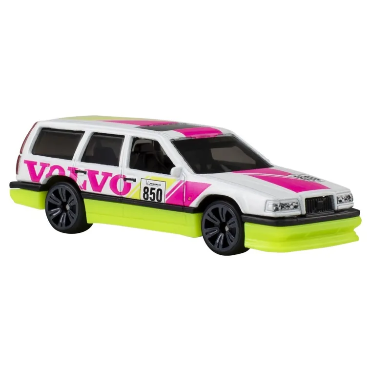 Hot Wheels, Neon Speeders, Volvo 850 Estate, pojazd, 1:64, JKX93