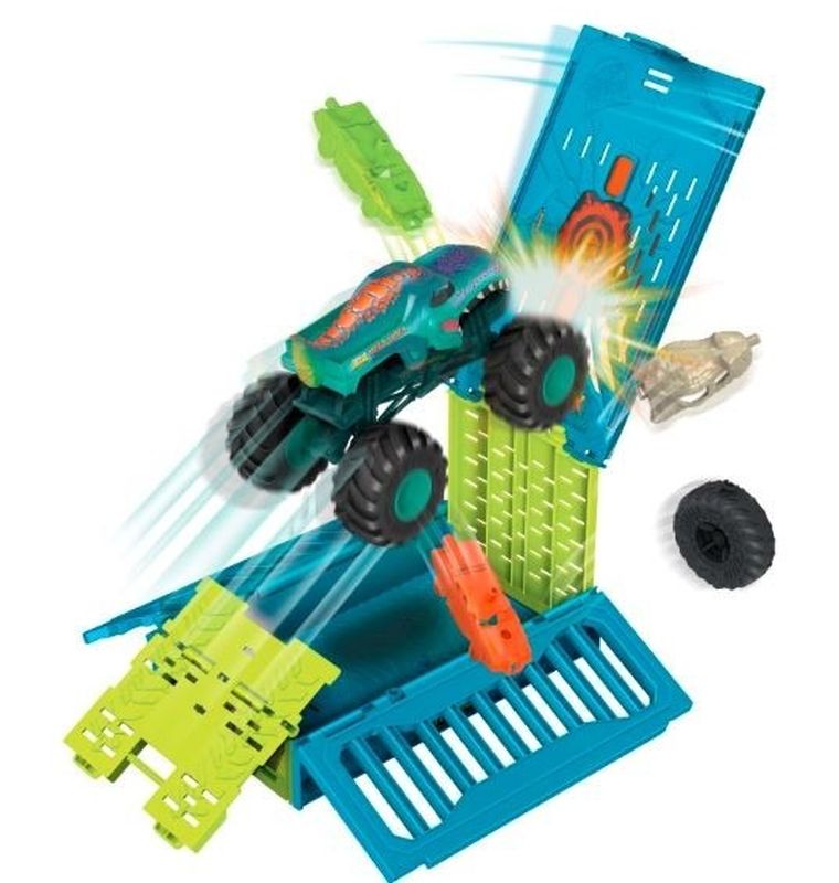 Hot Wheels, Przenośny zestaw kaskaderski Mega Wrex