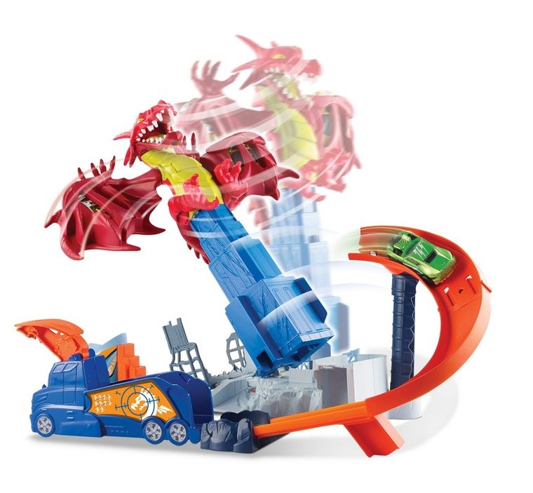 Hot Wheels, Smocze wyzwanie, zestaw torów