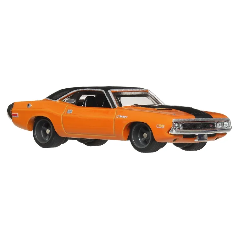 Hot Wheels, Szybcy i wściekli, 1970 Dodge Challenger R/T, pojazd Premium, 1:64, JHW64