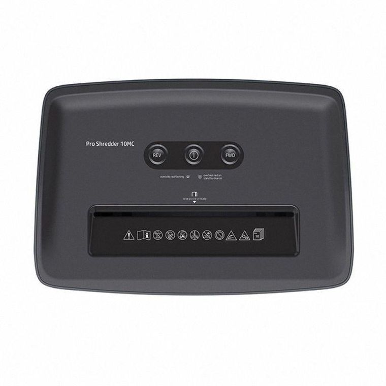 HP, niszczarka, Pro Shredder 10mc, mikrościnki, P-5, 10 Kart., 20l, ciemnoszara