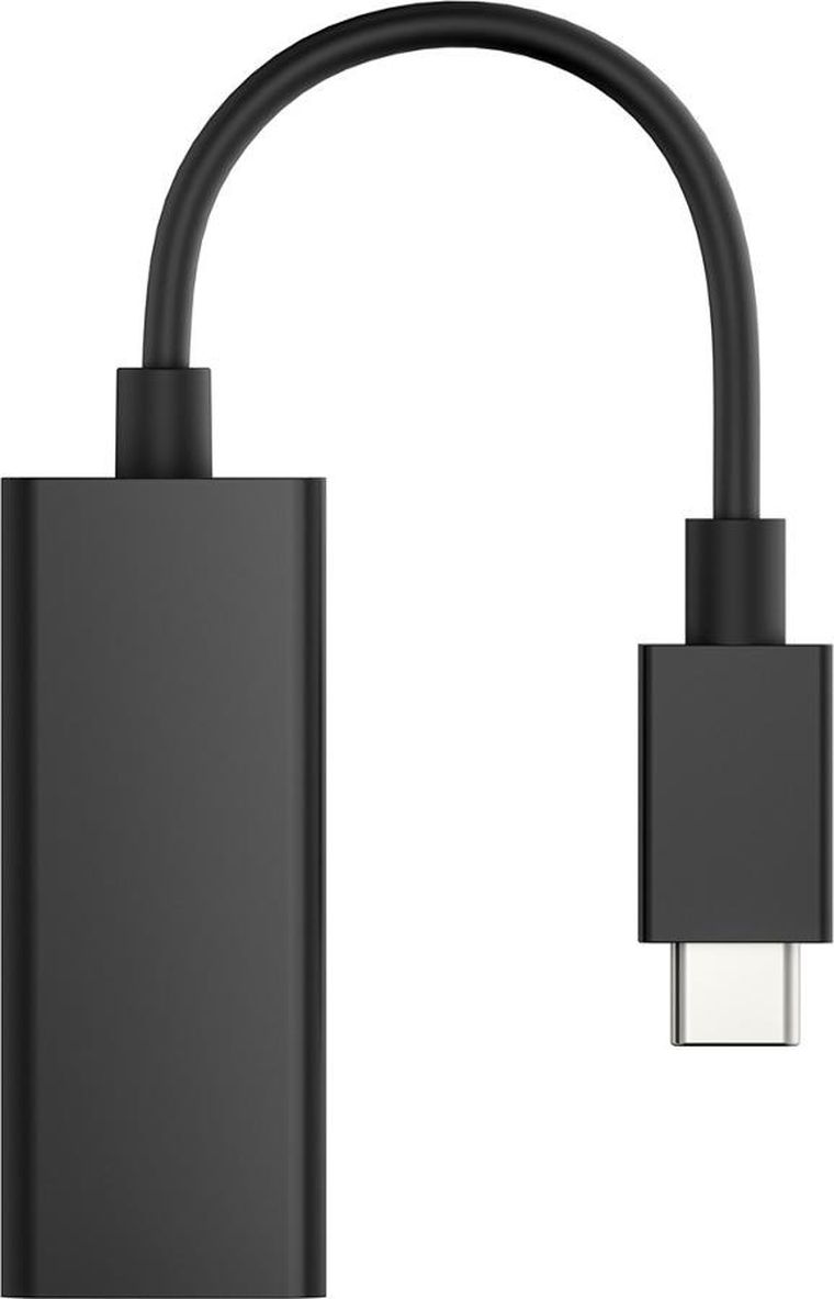 HP, przejściówka, USB-C to RJ45, adapter, G2, czarna, 4Z534AA