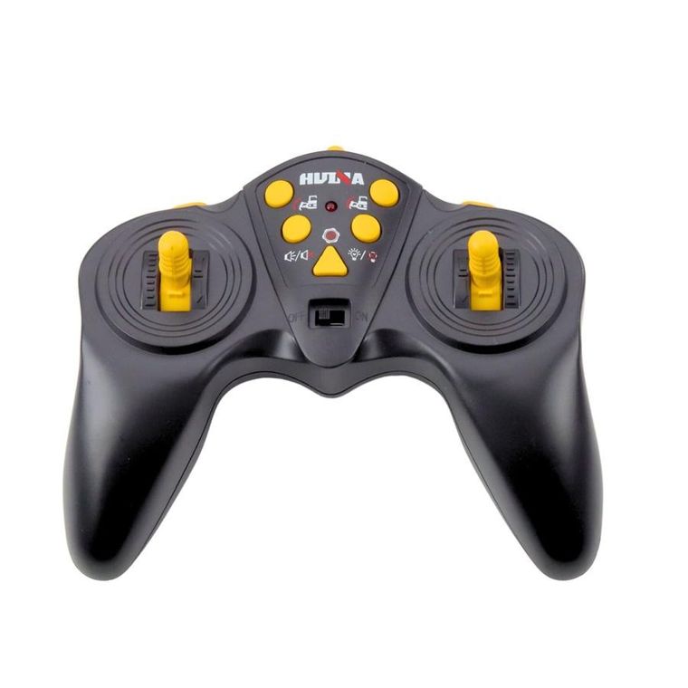 Huina, wywrotka, pojazd budowlany zdalnie sterowany, żółta, 1:16