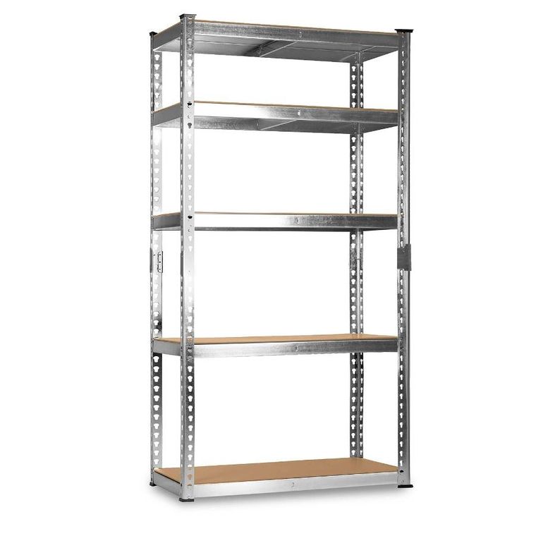 Humberg, regał magazynowy, metalowy, srebrny, 183-90-40 cm, HR-853