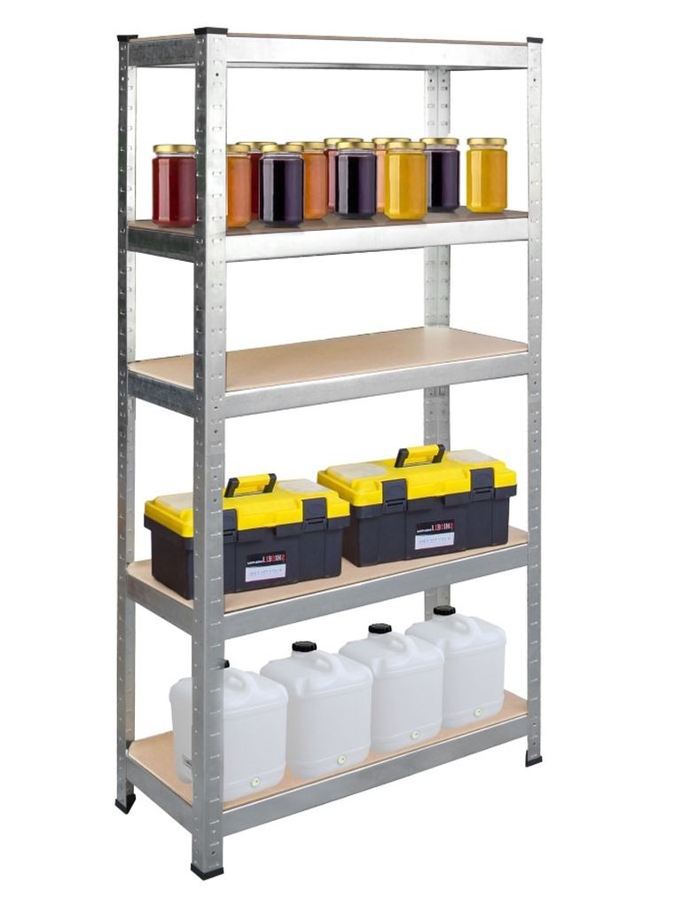 Humberg, regał metalowy, magazynowy, 2w1, 180-90-30 cm, 875 kg