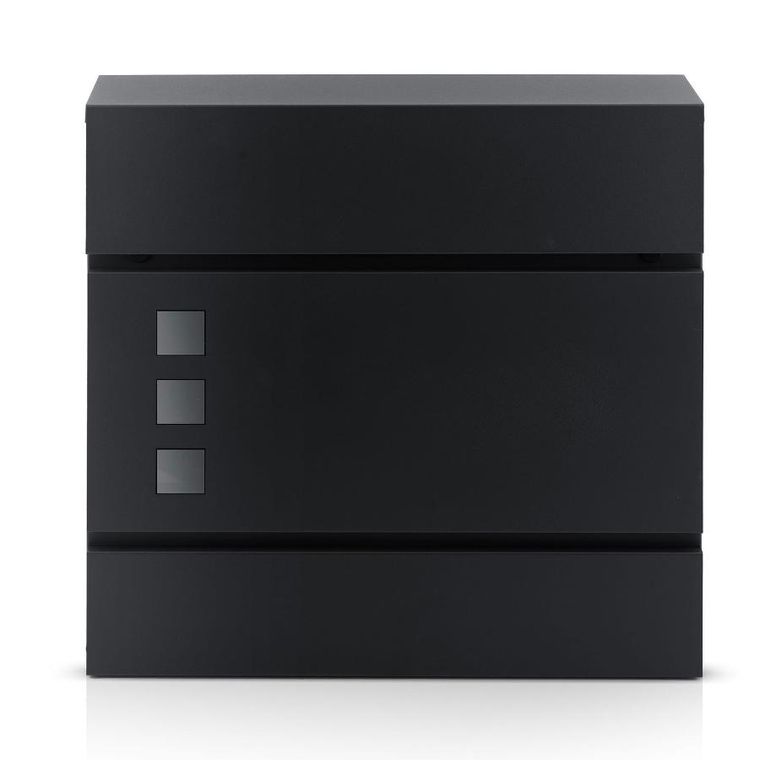 Humberg, skrzynka na listy, antracyt, 37-37-10,5 cm, HM-863