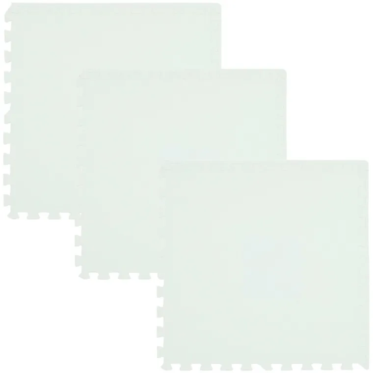 Humbi, mata piankowa, puzzle, biały, szary, 60-60 cm, 6 szt.