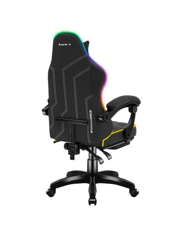 Huzaro, Force, 3.7, fotel gamingowy, RGB, Black