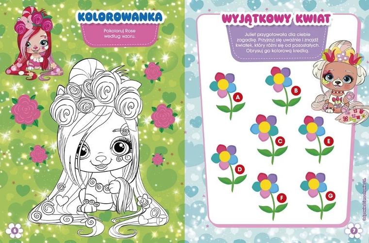 I love VIP Pets. Koloruj! Rozwiązuj! 50 naklejek świecących w ciemności. Spring vibes