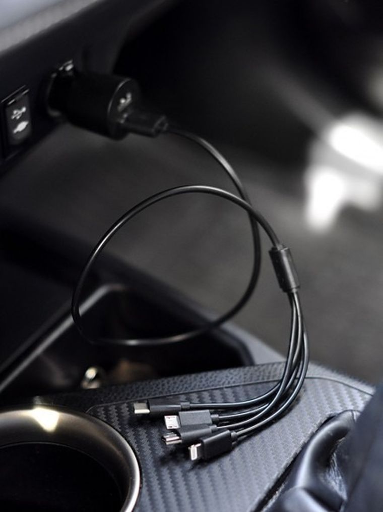 iBox, kabel usb 4w1, 2xusb-c, Microusb, Lightning