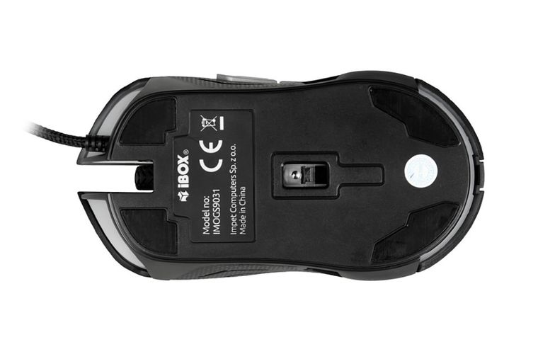 Ibox, mysz, komputerowa, Aurora, A-1 IMOGS9031, optyczna, 2400 DPI, czarna