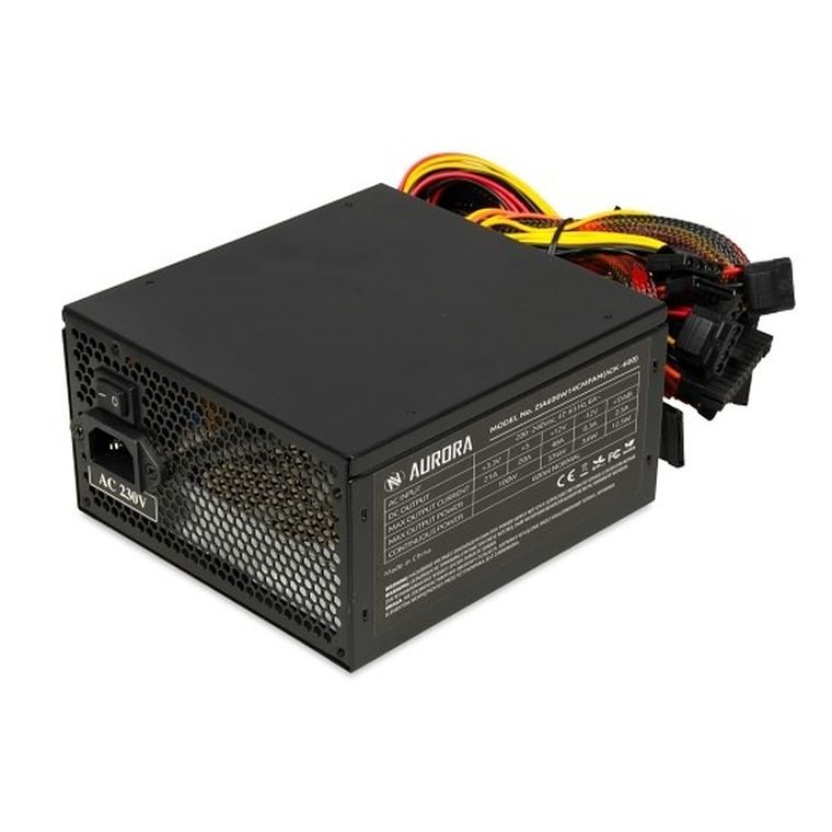 iBox, zasilacz, Aurora 500W, 14 cm, Fan Zia500W14cmbox