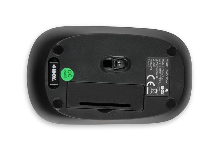 Ibox, zestaw, klawiatura, mysz, Desktop Pri Kit, IKMS606W, USB 2.0, US, czarny, optyczna, 1200 DPI