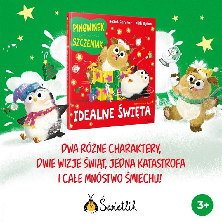 Idealne święta. Pingwinek i szczeniak