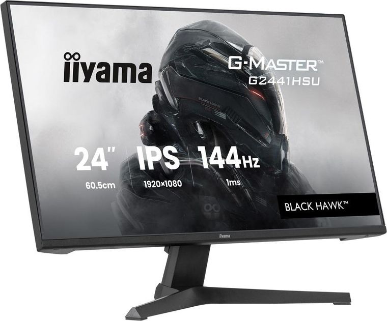 Iiyama, monitor, 23,8", G2441HSU-B1 IPS, FHD, 144Hz, 1ms, 2xUSB, 350cd