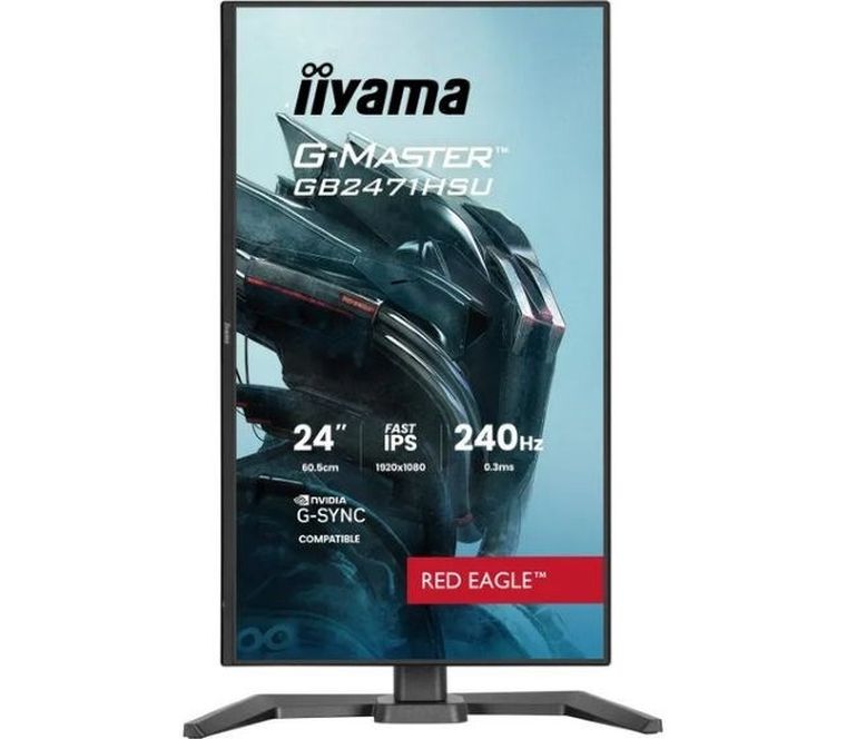 Iiyama, monitor, LED Fast IPS 23,8", GB2471HSU-B1, Red Eagle, 240Hz