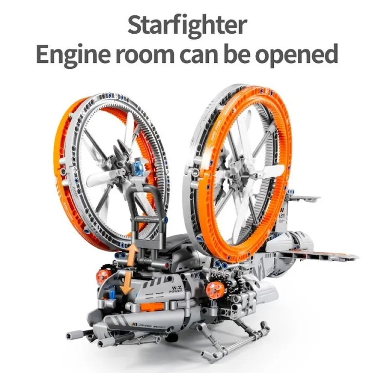 iM.Master, gwiezdny myśliwiec, klocki, 817 elementów