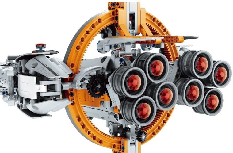 iM.Master, gwiezdny statek, klocki, 955 elementów