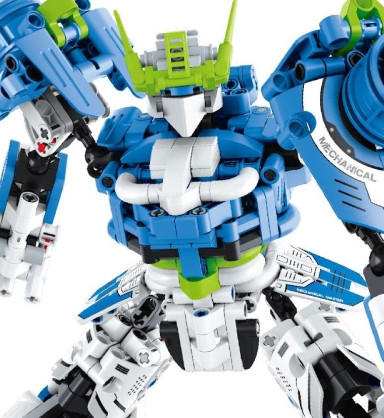 iM.Master, Mecha wojownik niebieski, klocki, 941 elementów