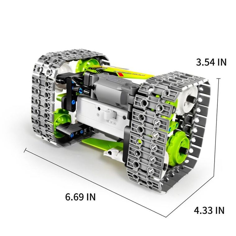 iM.Master, pojazd na gąsienicach 3w1 zdalnie sterowany, klocki, 353 elementy