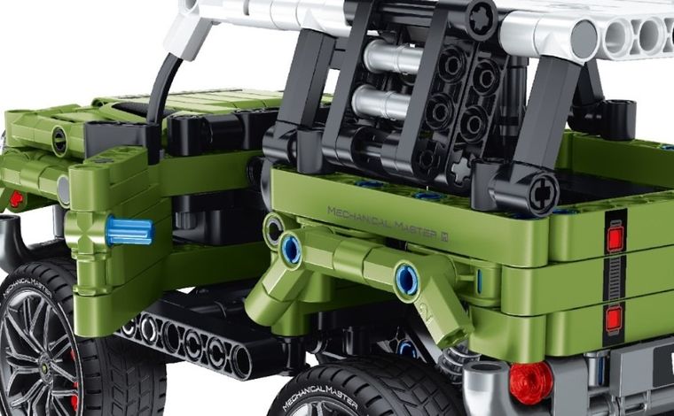 iM.Master, pojazd Off Road zielony, klocki, 474 elementy