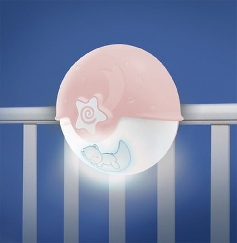 Infantino, projektor 2w1, pudrowy róż