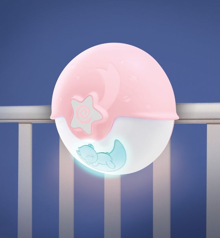 Infantino, projektor 2w1, różowy