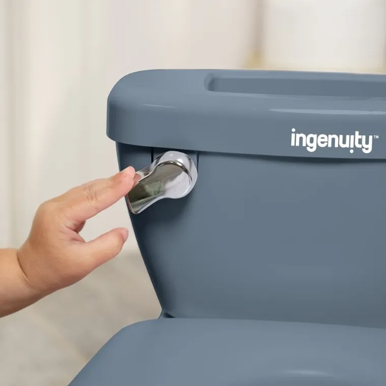 InGenuity, My Size Potty PRO, toaleta dziecięca z dźwiękiem 2w1, nocnik, szary