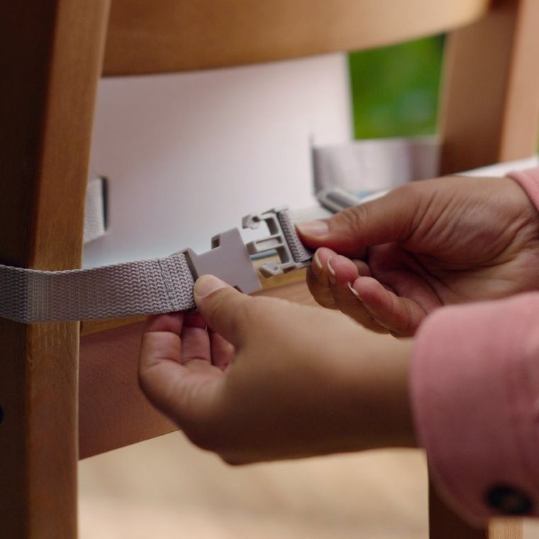 InGenuity, Simplicity Seat, krzesełko do karmienia mocowane do krzesła, grey, 6m+