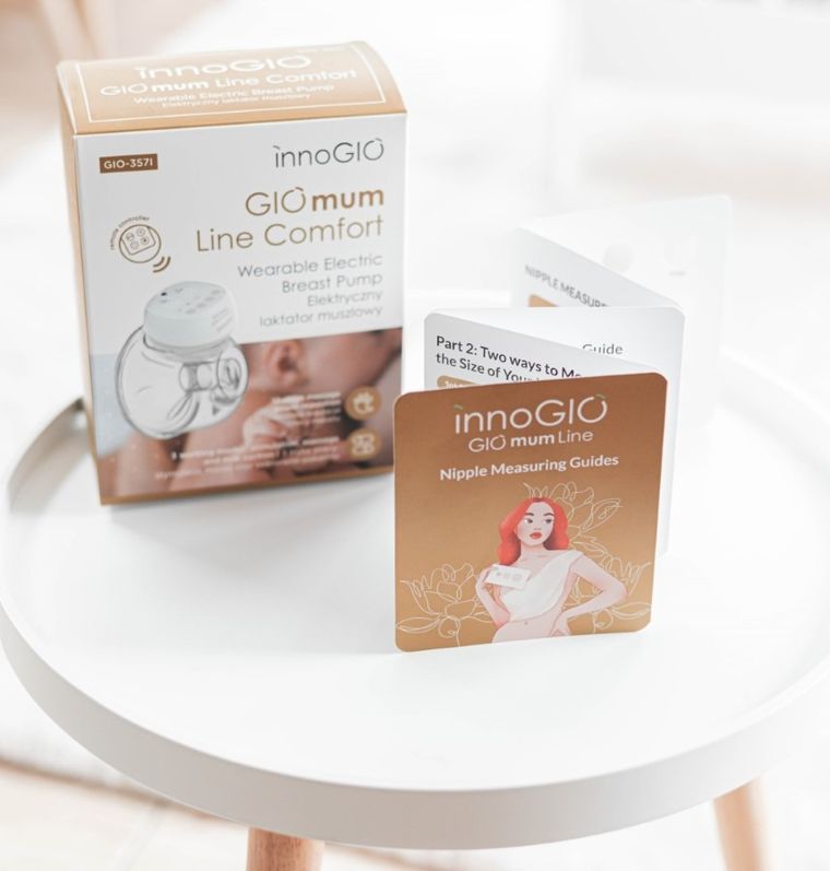 InnoGIO, GIOmumLine Comfort, laktator elektryczny, muszlowy, pojedynczy