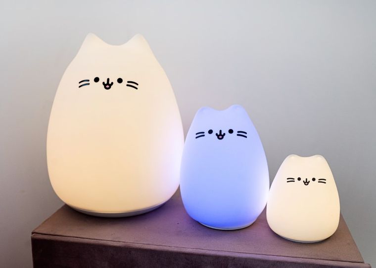 InnoGIO, Kitty, silikonowa lampka nocna, midi