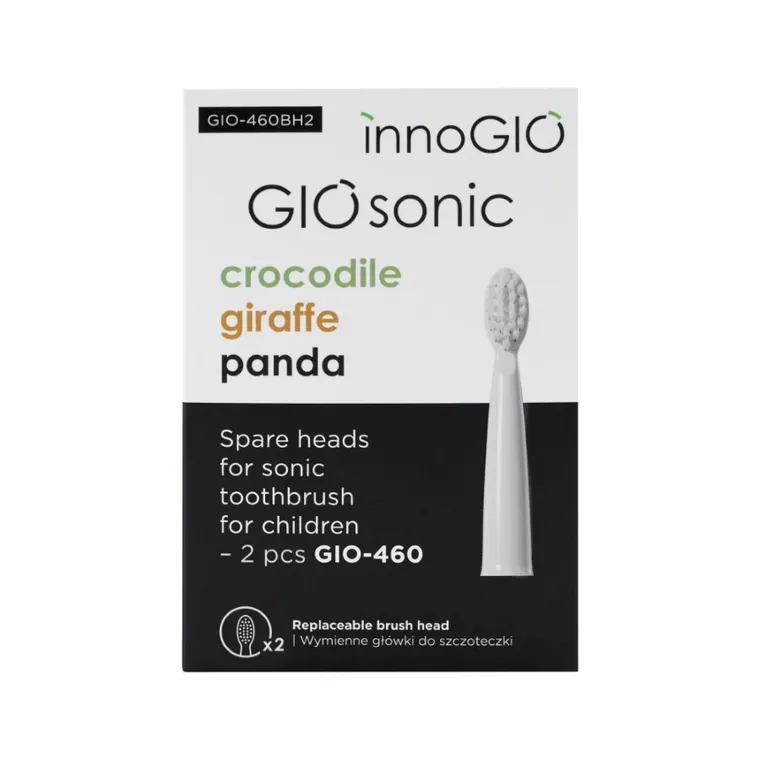 InnoGIO, wymienne główki do szczoteczek, 2 szt.